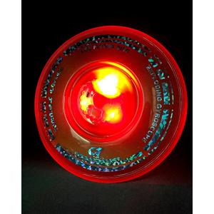 3 in 1 LED Flying Disc+Spinning Tops+Fingertip Juggling-Multifunctional Flying disc for Kids & Adults All Ages-for Outdoors & Families Party Camping(Orange)