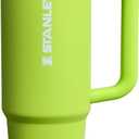 STANLEY Quencher ProTour Flip Straw Tumbler with Leakproof Lid | Built-In Straw & Handle | Cupholder Compatible for Travel | Insulated Stainless Steel Cup | BPA-Free (30 Ounces, Chartreuse)