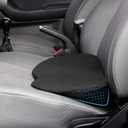 Livtribe Car Seat Cushion, Comfortable Wedge Seat Cushions for Long Driving
Memory Foam Seat Pad for Sciatica & Back Pain Relief, Road Trip Essentials for Driver, Breathable Mesh Cover, Non-Slip Bottom