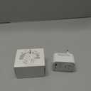 Voltage Converter US to Europe, 220V to 110V Converter for European Travel, Power Converter for Europe with 20W PD,2 Type-C Port 2 USB-A,Power Plug Combo for Italy Spain Greece - White-AD