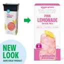 Amazon Grocery, Pink Lemonade Drink Mix Singles, 3.2 Oz, 6 Ct (Previously Happy Belly, Packaging May Vary)