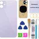 Rear Back Glass Replacement for iPhone 11 6.1 inches with Reparing Toolkit and Pre-Installed Adhesive (Purple)