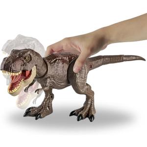 T-Rex Rampaging Tyrannosaurus Rex Dinosaur Attack Action Figure - 21 Jurassic Dino with Lights, Chomp & Roar Play Toy for Kids