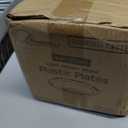 Plastic Plates, White, 9-Inch, Case of 400 (4 packs x 100)