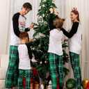 Rnxrbb 2025 Family Christmas Pajamas Matching Sets Holiday Xmas Christmas Pjs Jammies for Women Men Couples Adult Kids (XL)