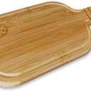 2 x Pickleball Charcuterie Board with Handle  12.4" x 6.3" Bamboo Serving Tray with Pickleball Engraving, Juice Groove & Hanging Hole  Unique Gift for Pickleball Fans & Social Gatherings