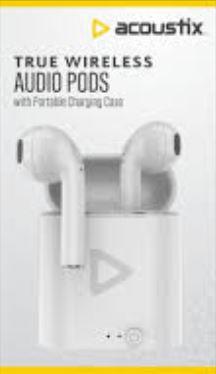 Acoustix True Wireless Earbuds - White, 1 ct