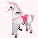 Ride On Toy (Pink Unicorn, Size S for Age 3-6)