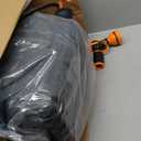 Giraffe Tools Retractable Garden Hose Reel 1/2 Inch x 130 ft, Super Heavy Duty, Any Length Lock, Slow Return System, Wall Mounted and 180 Deg Swivel Bracket