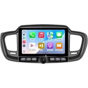 8 Core 4+64GB for Kia Sorento MK3 Radio 2015-2020 Android 15 Car Stereo 10.8" Touchscreen Wireless Carplay Android Auto DSP Bluetooth GPS Navigation FM with Free Reverse Camera