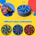 3 x Sensory Fidget Toys for Kids & Adults: 3D Printed Novetly Visual Sensory Toys with Roller - Stress Relief Fidget Tools for Kids with Autism - Calming Desk Toys for Office Classroom Student