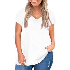 Elesomo Womens T Shirts Short/Long Sleeve Tshirts Casual Basic Tee Tops Outfits (Medium, White)