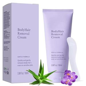Hair Removal Cream for Women: Buttocks, Body, BikiniArms, Legs -Gentle Depilatory Cream for Sensitive Skin -Effective Hair Remover Pack of 3