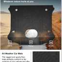 KIWI MASTER Cargo Mat for 2015-2018 Jeep Wrangler JK, OEM Replacement 82214404, Custom Fit All Weather Rear Cargo Liner, Heavy Duty TPE Tray Trunk Mat, Black