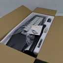 VOOJOY 8000W Solar Street Light, 2 Pack Dusk to Dawn Solar Flood Lights Outdoor with Motion Sensor and Remote Control for Yard, Parking Lot, Garage, Street