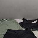 Aleumdr Womens Athletic 3 Piece Tankini Swimsuits with Shorts Swim Tank Tops with Sports Bra and Boyshorts Bathing Suits (X-Large, Green)