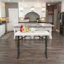 Lifetime Commercial Height Adjustable Folding Utility Table, 4-Foot