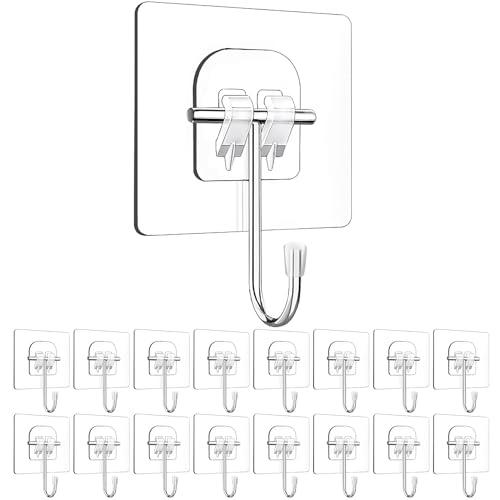 Wreath Hangers for Front Door, Wreath Hanger for Halloween Christmas Easter Decorations, Welcome Sign for Front Door, Large Adhesive Wall Hooks for Hanging Heavy Duty, Over The Door Hooks Organizer