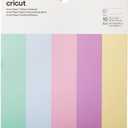 Cricut Smart Paper Sticker Cardstock, Pastels (13in x 13in)