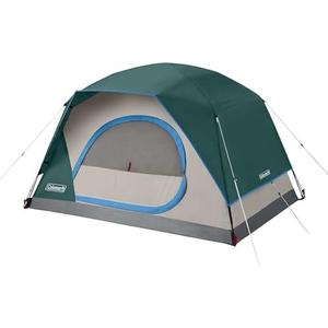 Coleman Skydome Tent with 5 Minute Setup, 2/4/6/8 Person Weatherproof Tent with Rainfly & Carry Bag, 20% More Headroom Than Traditional Canopies