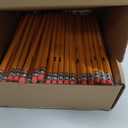 SKKSTATIONERY 200 Count Pre-sharpened #2 Pencils, HB Lead Bulk Box No. 2, Yellow Pencils with Erasers, for Back to school classroom office Supplies, Writing, Drawing and Sketching