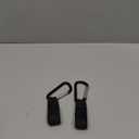 Baby Uma Stroller Hooks for Bags (2 Pack) - Universal Stroller Clips and Hooks, Non-Slip with One-Hand Opening, 11 lb Weight Capacity, Baby Travel Essential (Canvas Black)