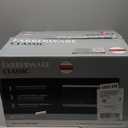 Farberware 0.9 Cu. Ft. Countertop Microwave Oven – 900 Watts Power, Auto Cook Settings, Defrost, Easy Clean and Child Safety Lock - Stainless