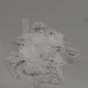 Tyqour White Lace Ribbon 10 Meters Elegant Lace Trim for Sewing, Fabric by The Yard, Perfect for Wedding, Dress Decoration, and Gift Wrapping