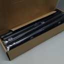 Zeerobee Curtain Rods for Windows 48 to 84, 1 Inch Adjustable Heavy Duty Black Curtain Rod, Outdoor Indoor Room Divider Modern Drapery Pole, 66-120"