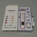 LED Display Electric Razor for Women Men, 4 in 1 Rechargeable Wet & Dry Electric Shaver and Facial Hair Remover, 2026 Painless Ladies Body Razors for Nose Face Body Leg Bikini Arm Hair (Purple)