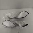 Motobiker ATV Mirrors Motorcycle Mirrors,360 Degrees Ball-Type Adjustment,7/8" Handlebar Mount,8MM 10MM Threaded Bolt Compatible with Motorcycle Scooter Moped Polaris Sportsman Dirt Bike