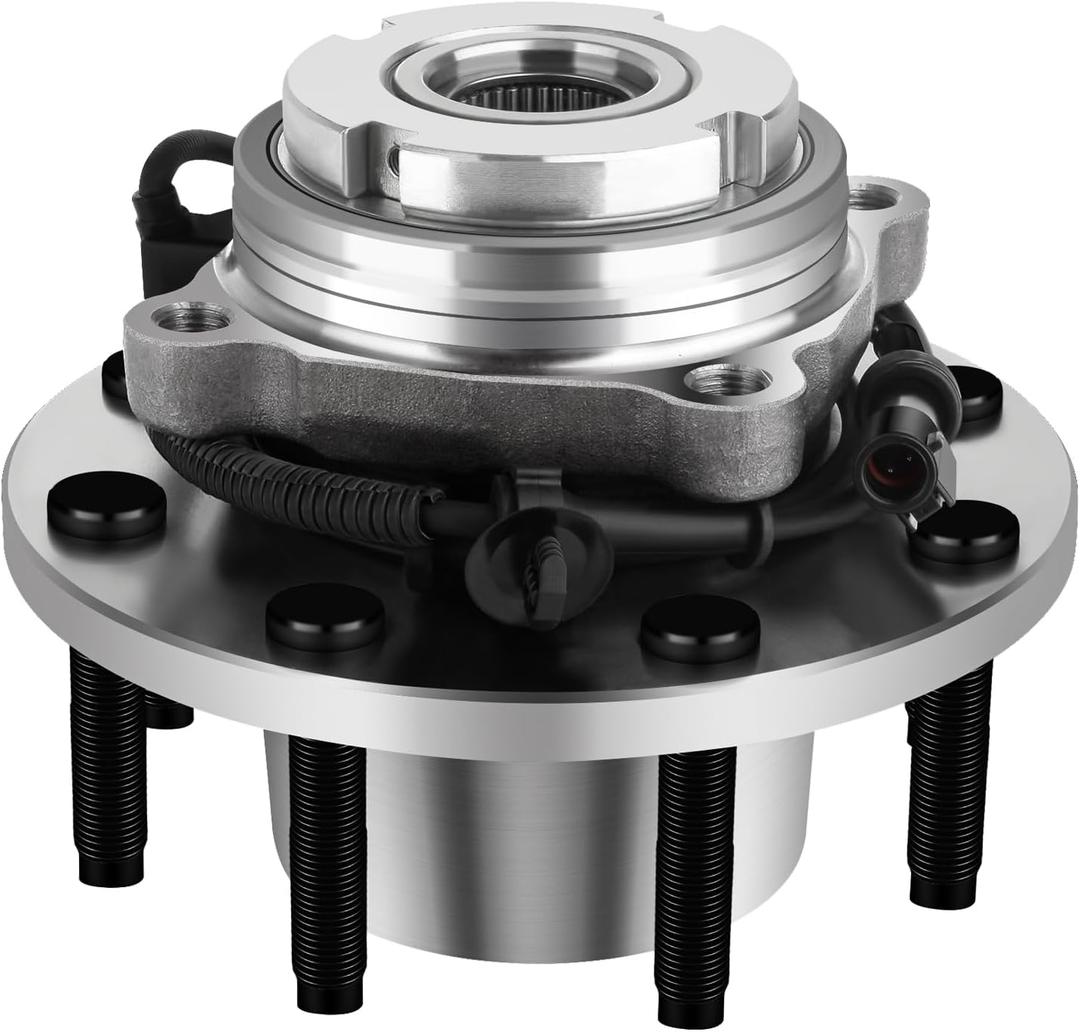 OCPTY Wheel Bearing Hub Assembly For Ford Excursion 2000-2002, For Ford F-250 Super Duty 1999-2004, For Ford F-350 Super Duty 1999-2004 515020 Front Bearing Assembly W/ABS 8 Lugs