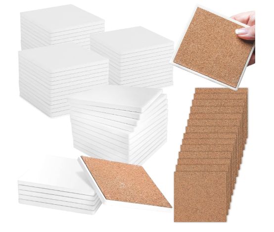 White tiles size 4 X 4, 10 pieces