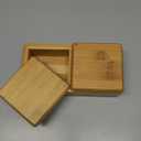 Wooden Box Organizer, Natural Bamboo