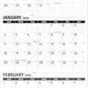 GuassLee Wall Calendar 2026, 12 Month Wall Calendar 2026 Vertical Runs From Jan 2026 to Dec 2026, 26"x12" Large Monthly Planner Wall with Big Numbers for Home Office Planning & Scheduling