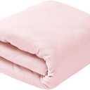Crib Toddler Comforter, 40 x 60 inch Lightweight Ultra-Soft Baby Crib Quilted Blanket for Boys Girls (Blush)