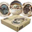 AQUARIUS Star Wars Playing Cards - The Mandalorian 'Baby Yoda' The Child Shaped Deck of Cards for Your Favorite Card Games - Officially Licensed Star Wars Merchandise & Collectibles