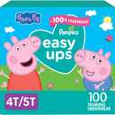 Pampers Training Pants - Easy Ups Girls & Boys - Size 4T-5T, 100 Count, Peppa Pig Potty Underwear 