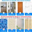 BOPai Suction Cup Shower Head Holder for Handheld Shower No Drill, For Smooth Surfaces Only, Vertical Mount Only, Chrome