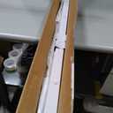 LazBlinds No Drill 1" Vinyl Mini Blinds, 40" W x 64" H, White