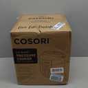 COSORI Electric Pressure Cooker 6-Qt, 9-in-1 Multi-Cooker: Rice, Sauté, Sous Vide, Sterilizer, 1100W, Stainless Steel, Aluminium Inner Pot, Cookbook,Christmas Gift