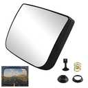Heated Lower Convex Mirror Glass Compatible with 2008-2017 Freightliner Cascadia Mirror TL-28717A TL28717A Wide Clear High Reflective Convex Rapid Heating Lower Mirrors Glasses with Back Plate