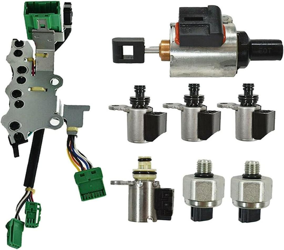 9PCS F1CJA RE0F10A JF011E CVT Transmission Valve Body Solenoids Kit Direct Fit OEM Replacement for Nissan Altima Sentra Dodge Models Transmissions Replace OE Part Smooth Shift Upgrade