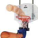 Franklin Sports Mini Basketball Hoop with Rebounder and Ball - Over The Door Basketball Hoop With Automatic Ball Rebounder - Indoor Basketball Game For Kids