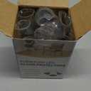 24 Pcs Chair Leg Floor Protectors Round, Silicone Felt Furniture Leg Pads Caps Covers for Hardwood Floors (Fit 15/16" to 1-5/16") (Clear)