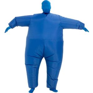 Inflatable Costume Adult,Blow Up Masquerade Jumpsuit,Full Body Party Suit,Halloween Costumes for Men Women (Blue)