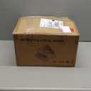 VIVURN 028 Under Desk Elliptical 12 Speed 5 Modes Motorized Leg Exerciser While Sitting for Seniors As Seen on TV Low Impact Electric Pedal Exerciser with Non-Slip Mat Quiet for Home and Office (Orange)