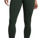 CRZ YOGA Secretsculpt Butterlift Workout Leggings 25" - No Front Seam High Waisted Womens Yoga Pants Booty Scrunch Butt (Green, M)