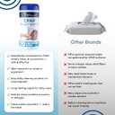 Care Touch CPAP Wipes - Unscented | CPAP Cleaner | 3 Packs of 70 Unscented Mask Cleaning Wipes - 210 Total