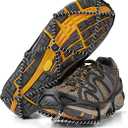 Yaktrax Walk Traction Cleats for Walking on Snow and Ice (1 Pair), Large , Black